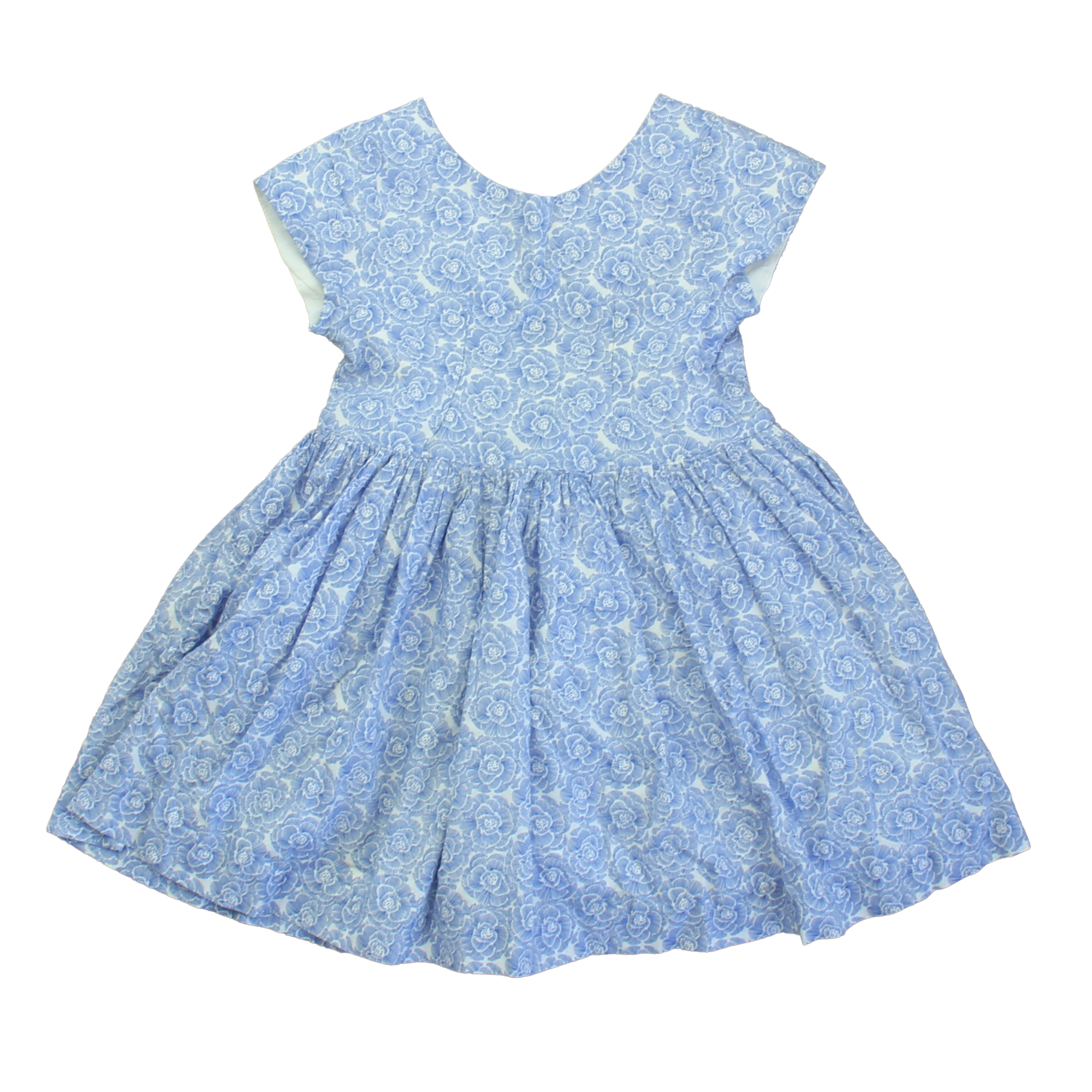 Jacadi Girls Blue | White Dress Size: 3t
